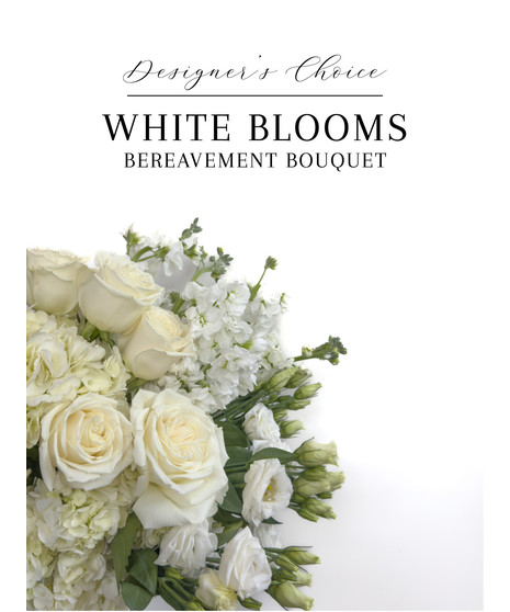 Designer's Choice - White Bereavement Bouquet